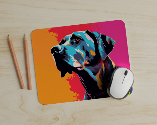 Mouse Pad - Colorful Great Dane
