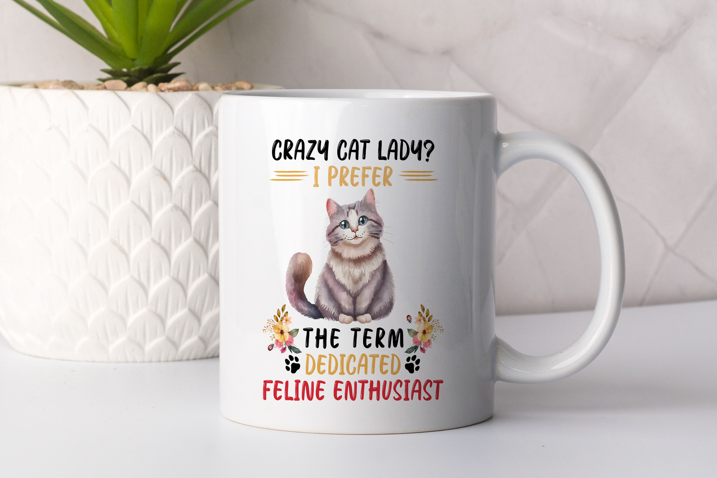 Mug - Crazy cat lady