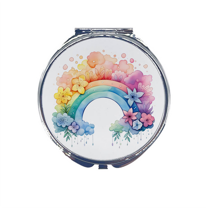 Round Compact Mirror – Custom Printed Personalised Pocket Mirror