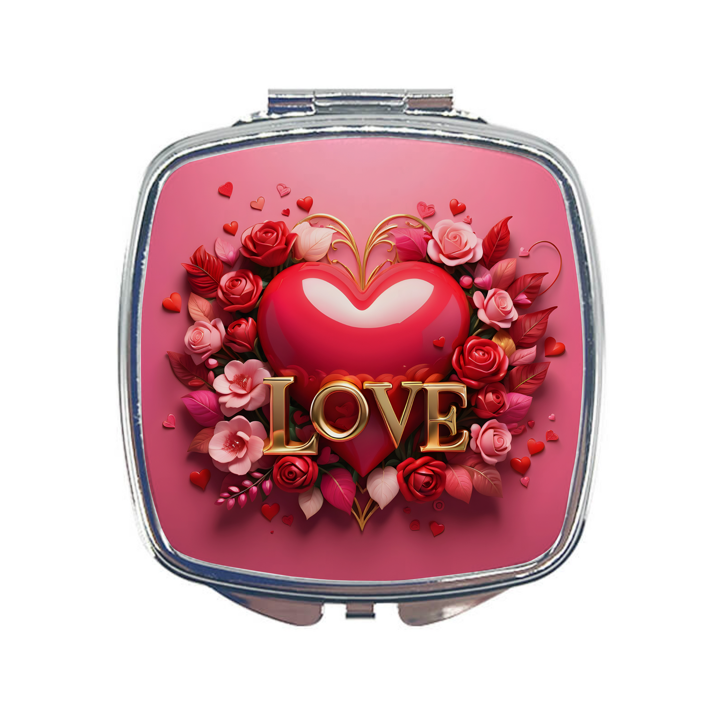 Square Compact Mirror – Custom Printed Personalised Pocket Mirror