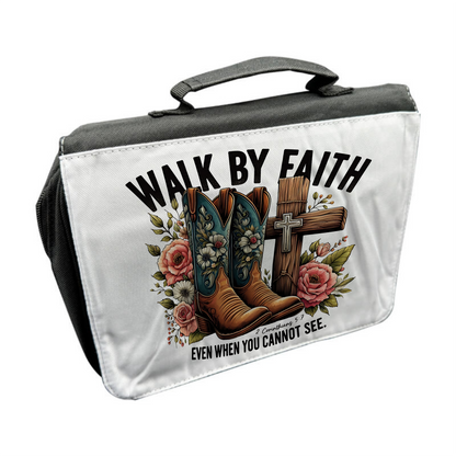 Black Polyester Bible Bag – Custom Printed Personalised Cover