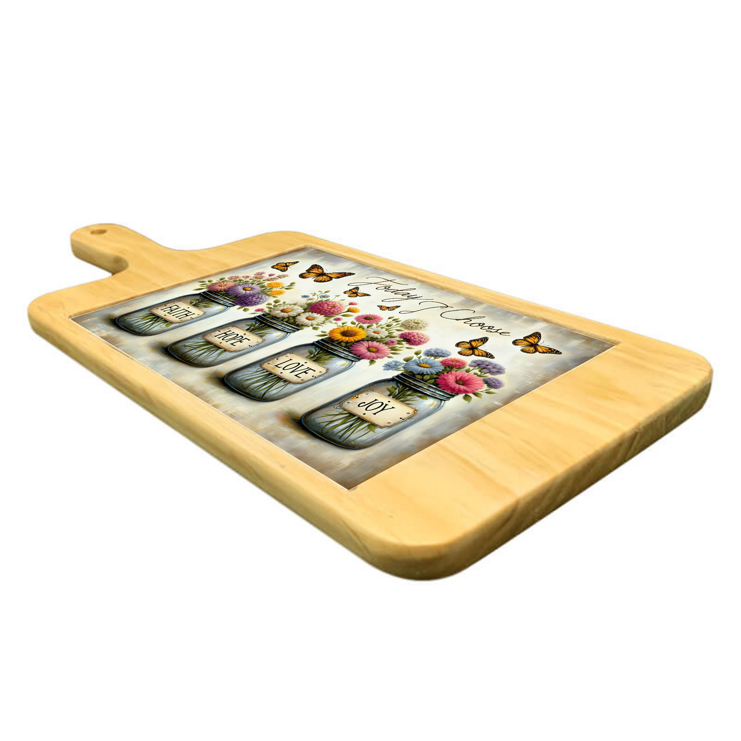Rectangular Platter Plate with Printed Tile – Personalised Serving & Décor Piece