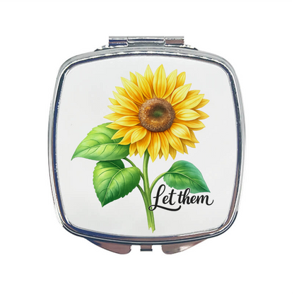 Square Compact Mirror – Custom Printed Personalised Pocket Mirror