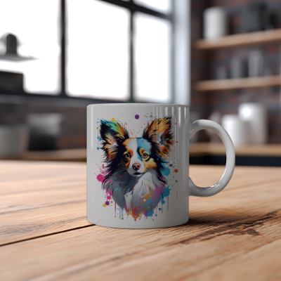 Mug - Papillon Dog