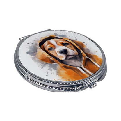 Round Compact Mirror – Custom Printed Personalised Pocket Mirror