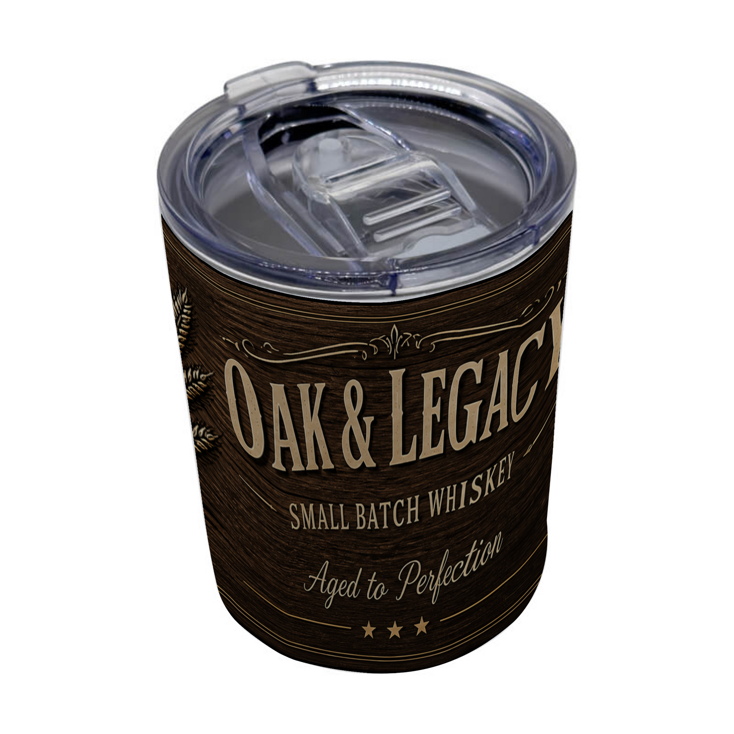 Custom Printed Whiskey Tumbler – 12oz Stainless Steel