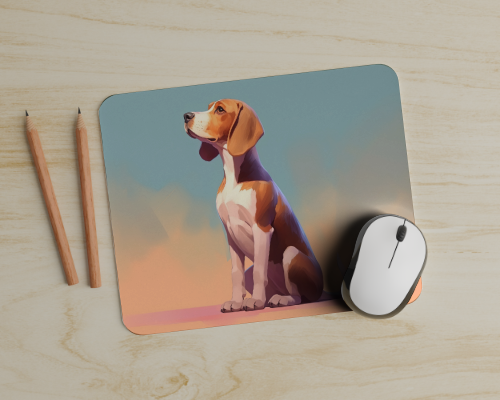Mouse Pad - Cute Beagle