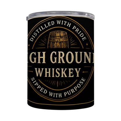 Custom Printed Whiskey Tumbler – 12oz Stainless Steel