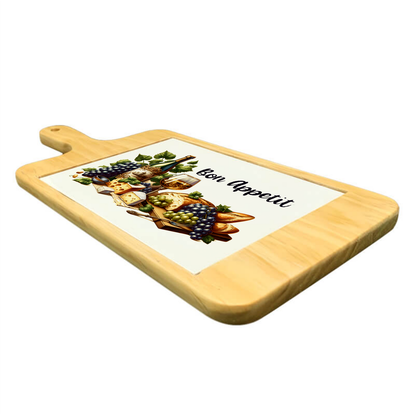 Rectangular Platter Plate with Printed Tile – Personalised Serving & Décor Piece