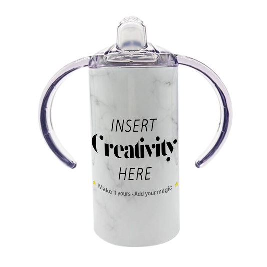 Sippy Cup Superstar 320 ml – White (with Custom Printing)