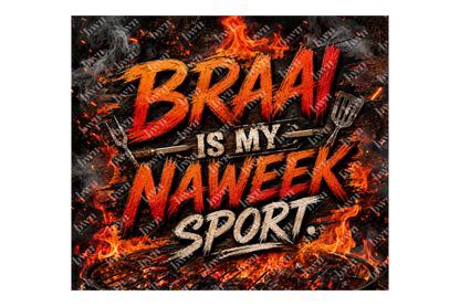 Premium 20oz Straight Tumbler Wrap Design - BraaiSA 19