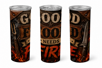 Premium 20oz Straight Tumbler Wrap Design - BraaiSA 41