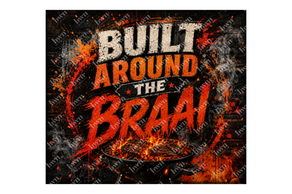 Premium 20oz Straight Tumbler Wrap Design - BraaiSA 42