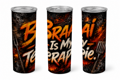 Premium 20oz Straight Tumbler Wrap Design - BraaiSA 11