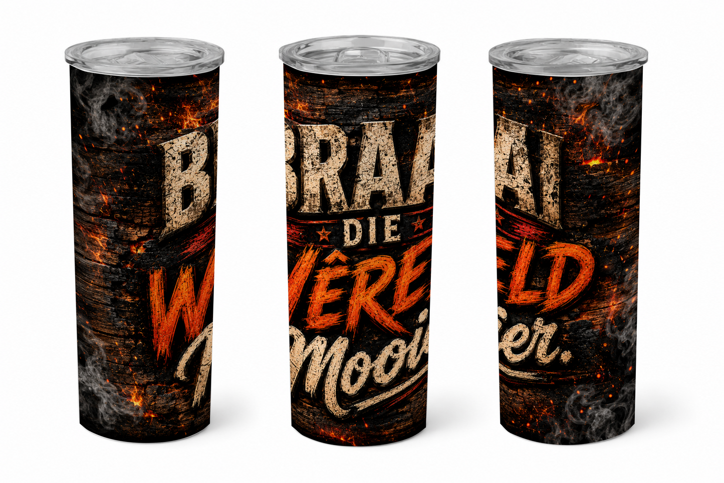 Premium 20oz Straight Tumbler Wrap Design - BraaiSA 12