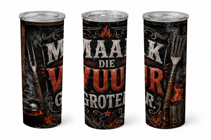 Premium 20oz Straight Tumbler Wrap Design - BraaiSA 20