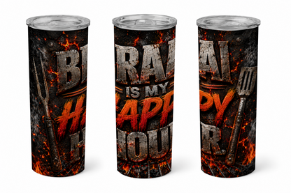 Premium 20oz Straight Tumbler Wrap Design - BraaiSA 22
