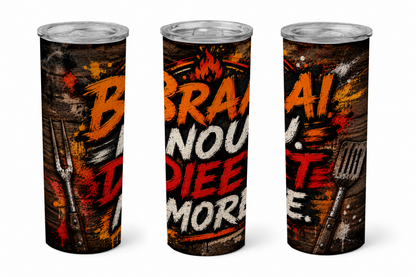 Premium 20oz Straight Tumbler Wrap Design - BraaiSA 27