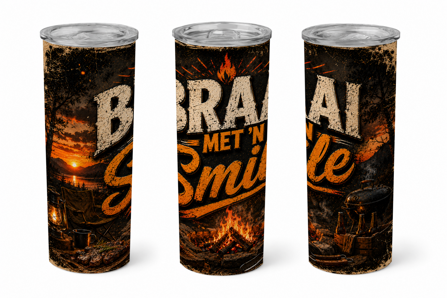 Premium 20oz Straight Tumbler Wrap Design - BraaiSA 29