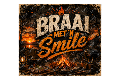 Premium 20oz Straight Tumbler Wrap Design - BraaiSA 29