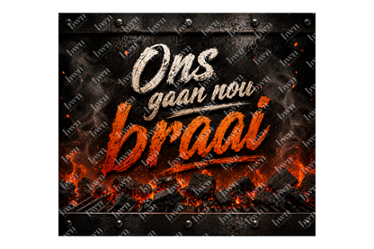 Premium 20oz Straight Tumbler Wrap Design - BraaiSA 02