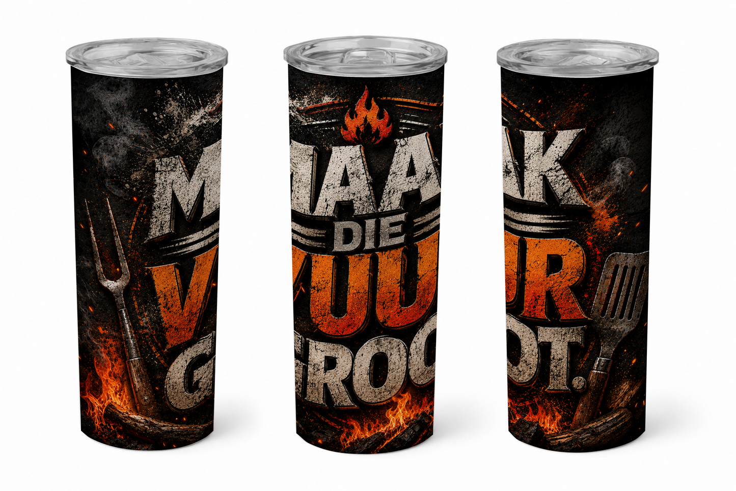 Premium 20oz Straight Tumbler Wrap Design - BraaiSA 30