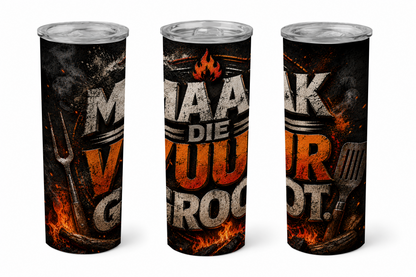 Premium 20oz Straight Tumbler Wrap Design - BraaiSA 30