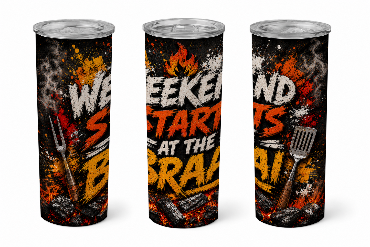 Premium 20oz Straight Tumbler Wrap Design - BraaiSA 33