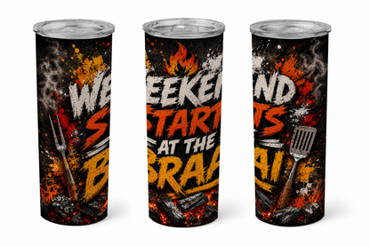Premium 20oz Straight Tumbler Wrap Design - BraaiSA 33