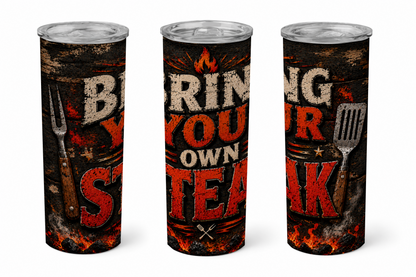 Premium 20oz Straight Tumbler Wrap Design - BraaiSA 34