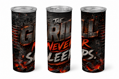 Premium 20oz Straight Tumbler Wrap Design - BraaiSA 38