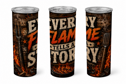 Premium 20oz Straight Tumbler Wrap Design - BraaiSA 44