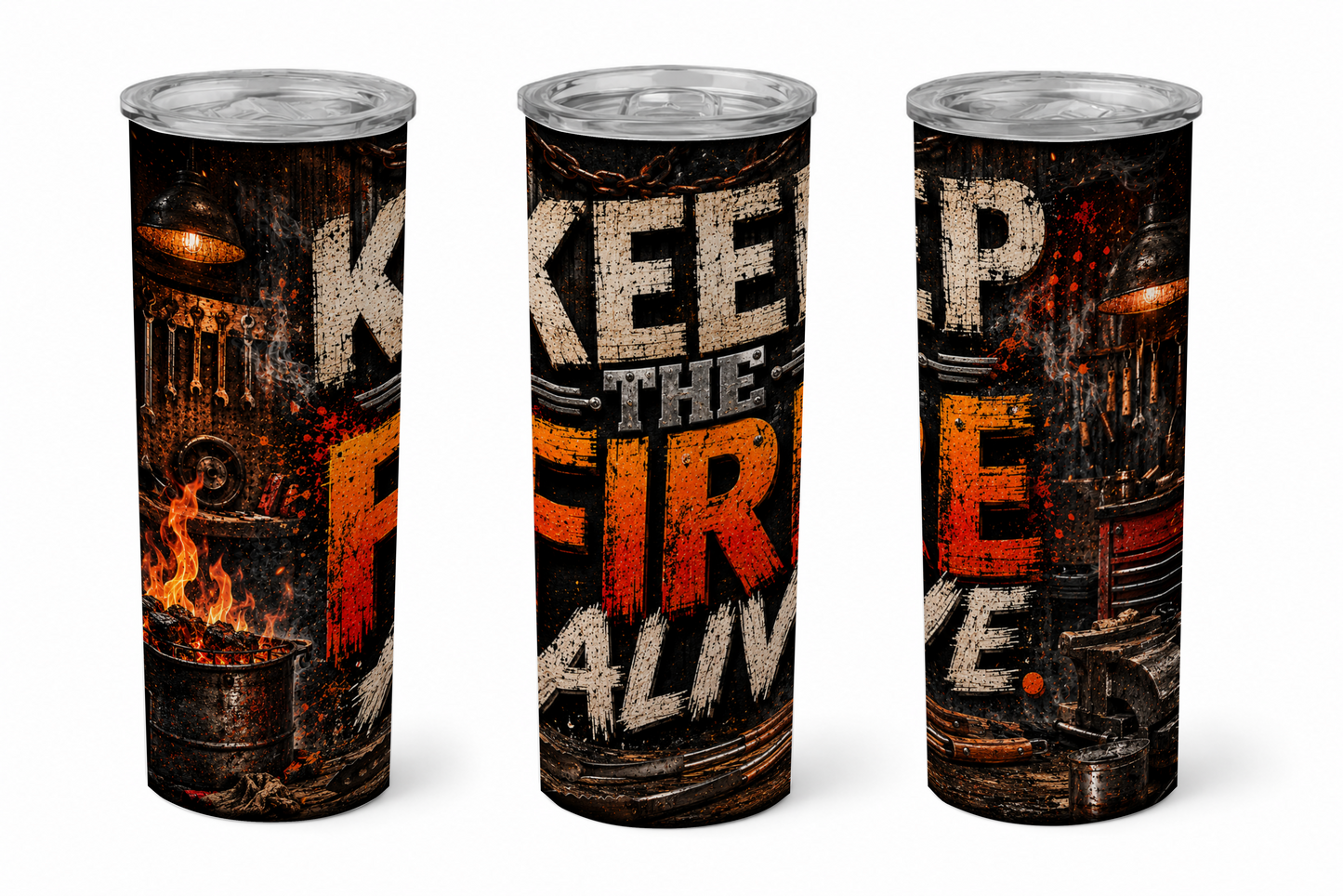 Premium 20oz Straight Tumbler Wrap Design - BraaiSA 45