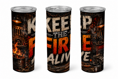 Premium 20oz Straight Tumbler Wrap Design - BraaiSA 45