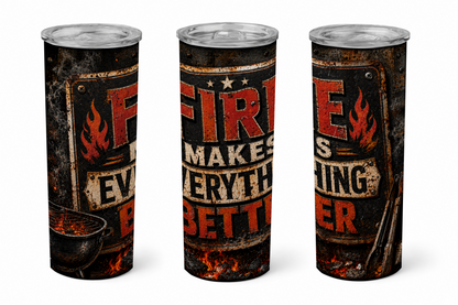 Premium 20oz Straight Tumbler Wrap Design - BraaiSA 47