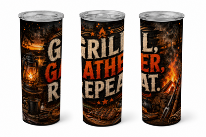 Premium 20oz Straight Tumbler Wrap Design - BraaiSA 48