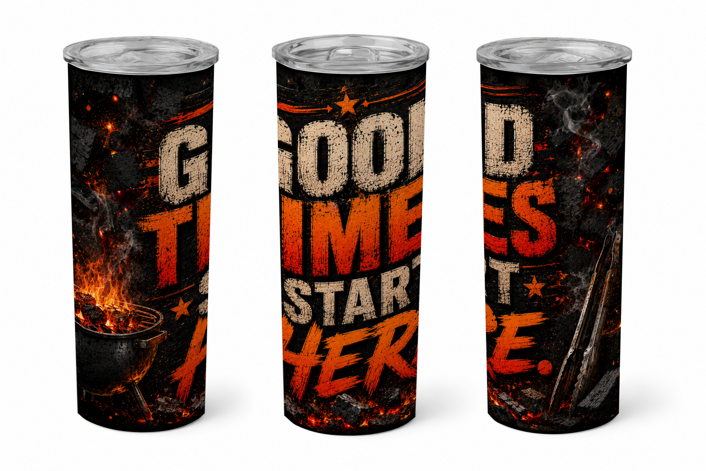 Premium 20oz Straight Tumbler Wrap Design - BraaiSA 49