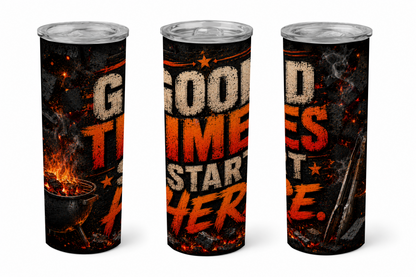 Premium 20oz Straight Tumbler Wrap Design - BraaiSA 49