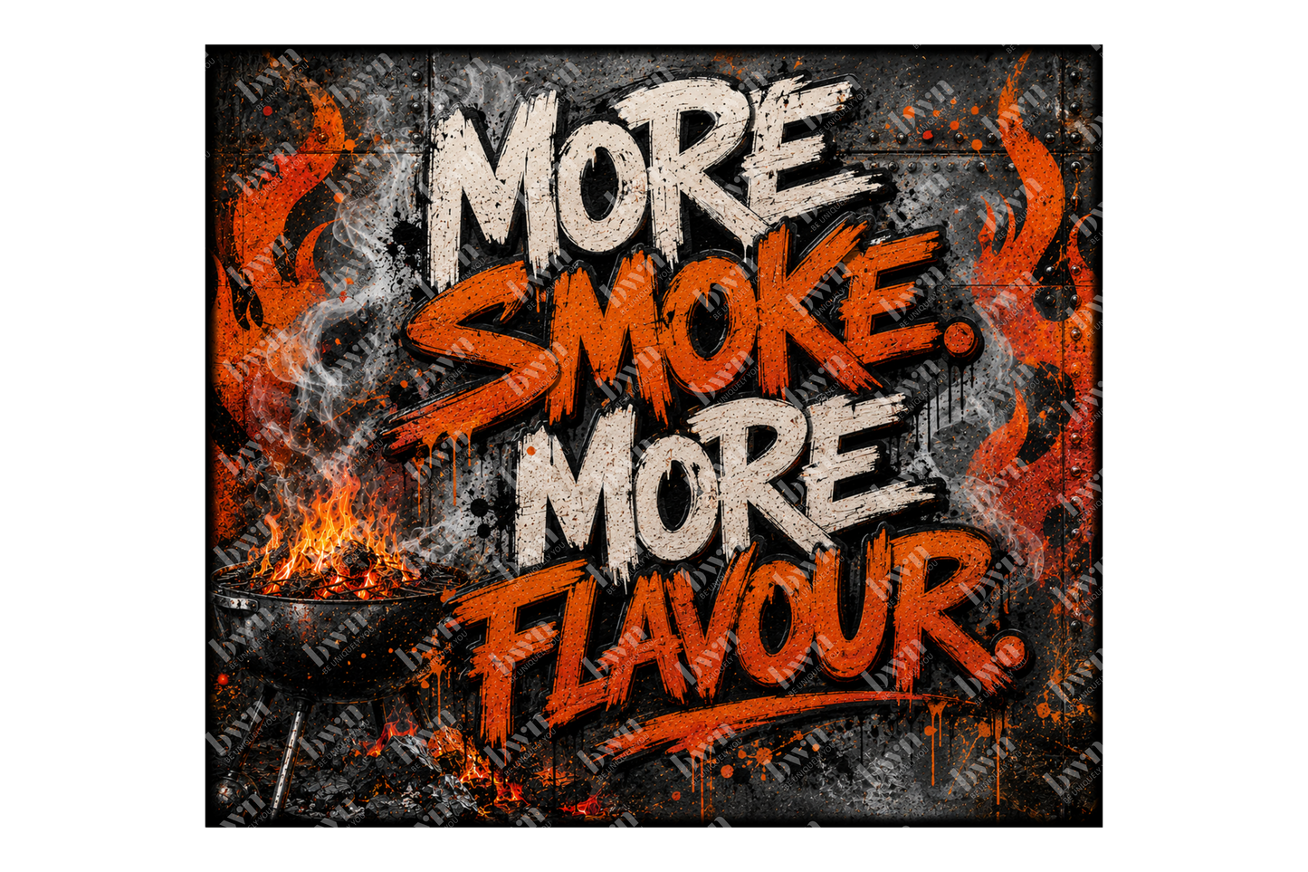 Premium 20oz Straight Tumbler Wrap Design - BraaiSA 52