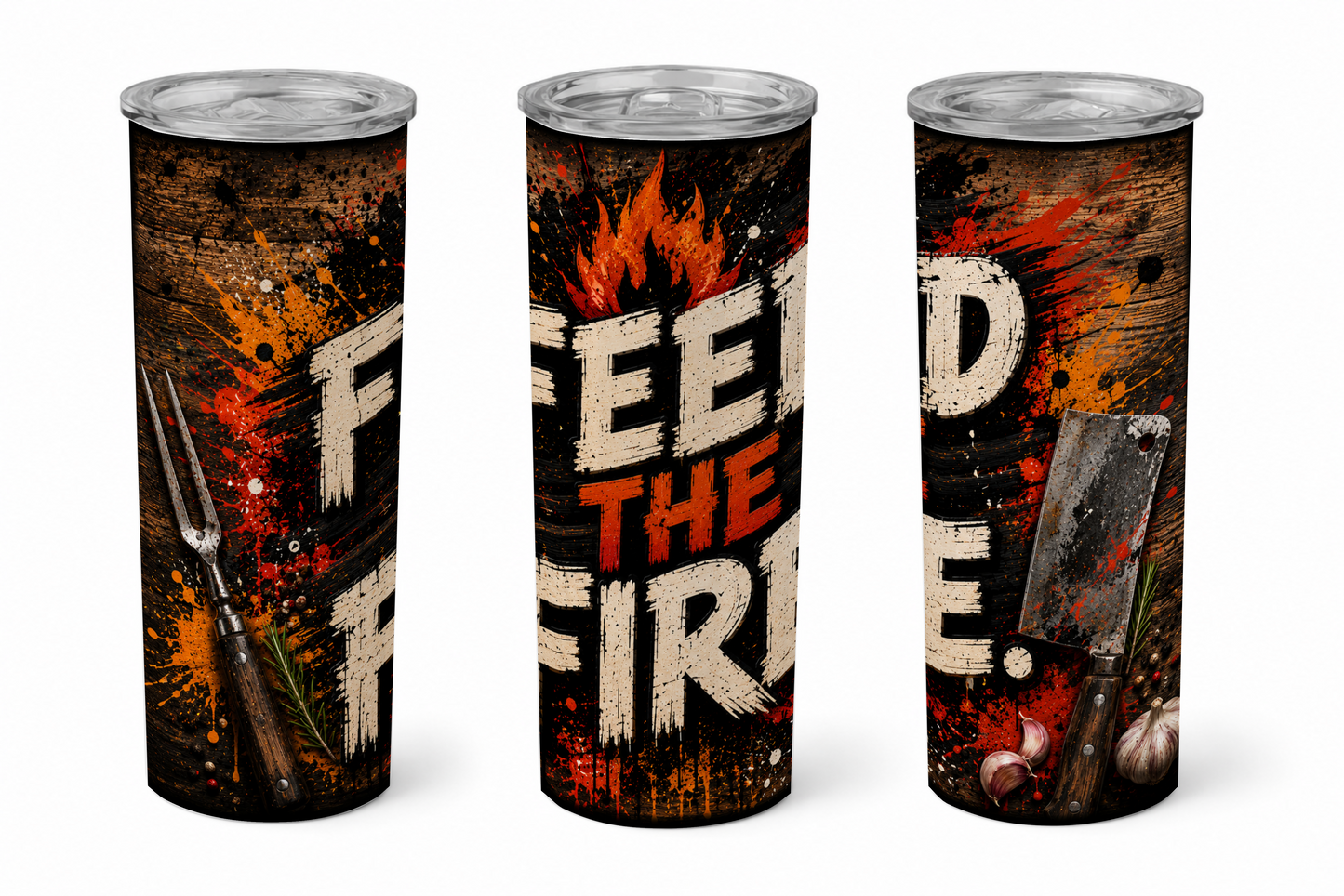 Premium 20oz Straight Tumbler Wrap Design - BraaiSA 53
