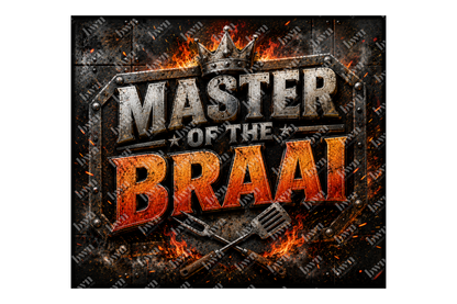 Premium 20oz Straight Tumbler Wrap Design - BraaiSA 55