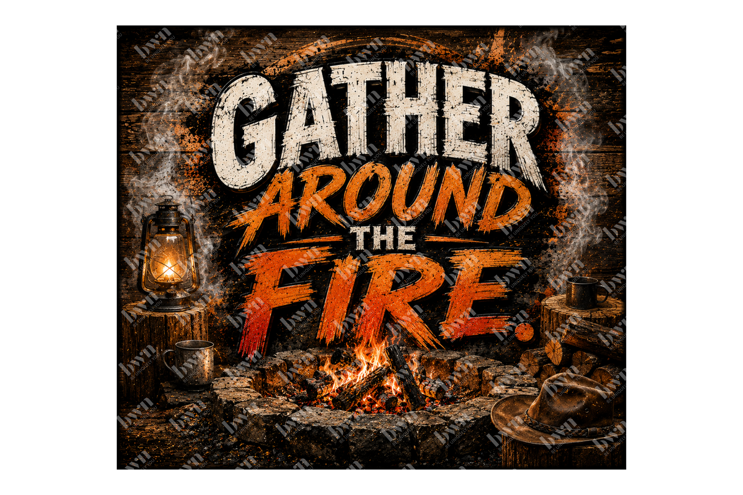 Premium 20oz Straight Tumbler Wrap Design - BraaiSA 57