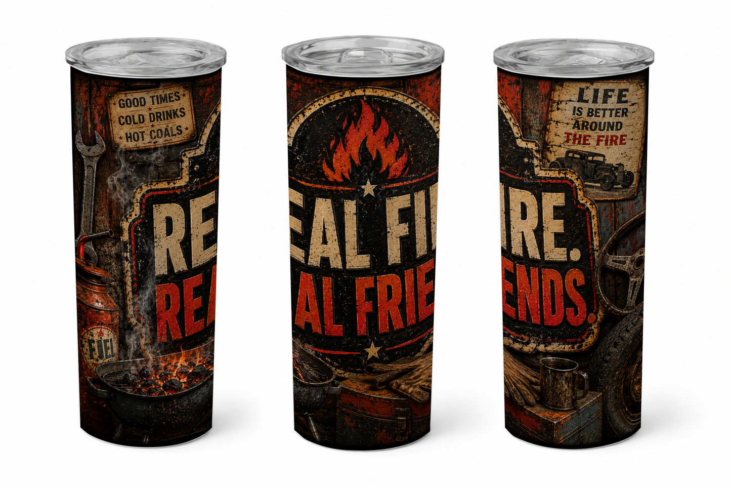 Premium 20oz Straight Tumbler Wrap Design - BraaiSA 59