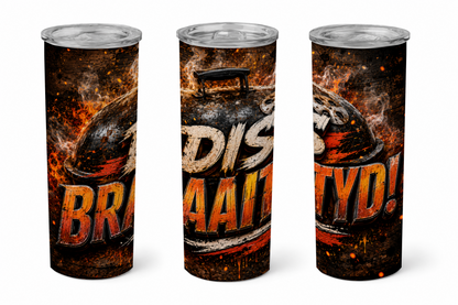 Premium 20oz Straight Tumbler Wrap Design - BraaiSA 05