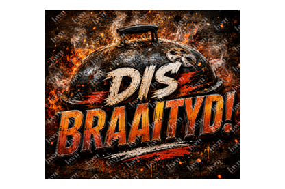 Premium 20oz Straight Tumbler Wrap Design - BraaiSA 05