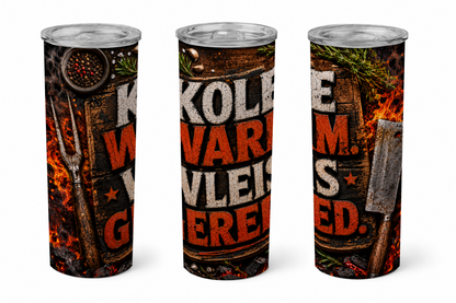 Premium 20oz Straight Tumbler Wrap Design - BraaiSA 07