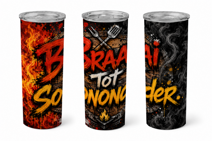 Premium 20oz Straight Tumbler Wrap Design - BraaiSA 08