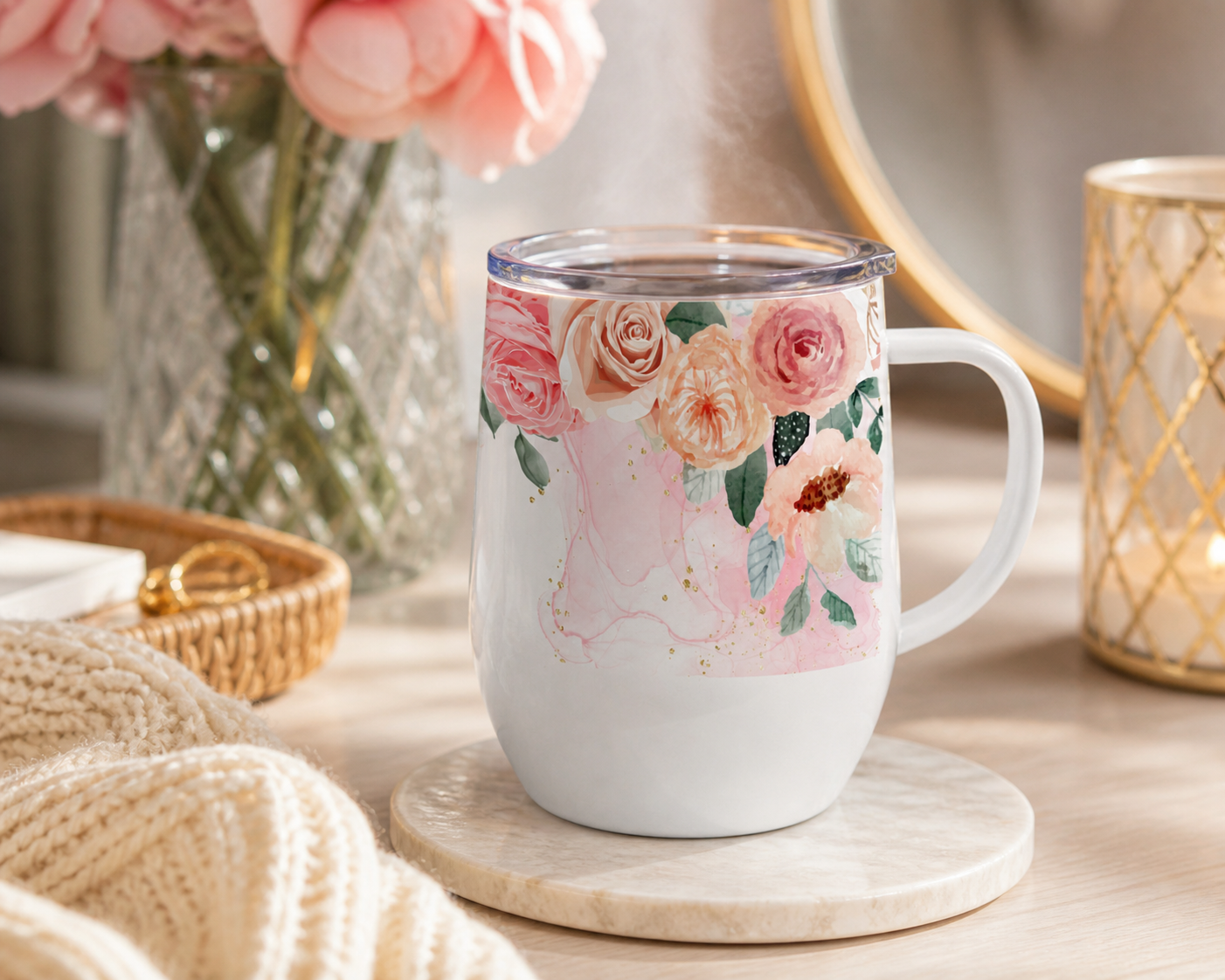 12oz Stainless Steel Elite Coffee Tumbler