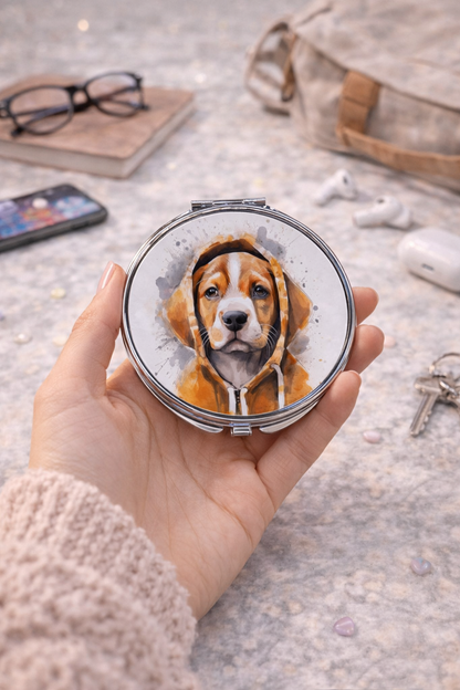 Round Compact Mirror – Custom Printed Personalised Pocket Mirror