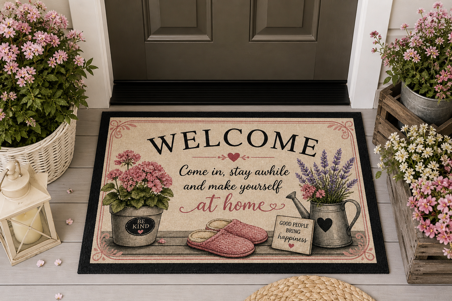 Custom Printed Doormat (600x400mm) | Personalised Welcome Mat | Indoor/Outdoor Entry Mat